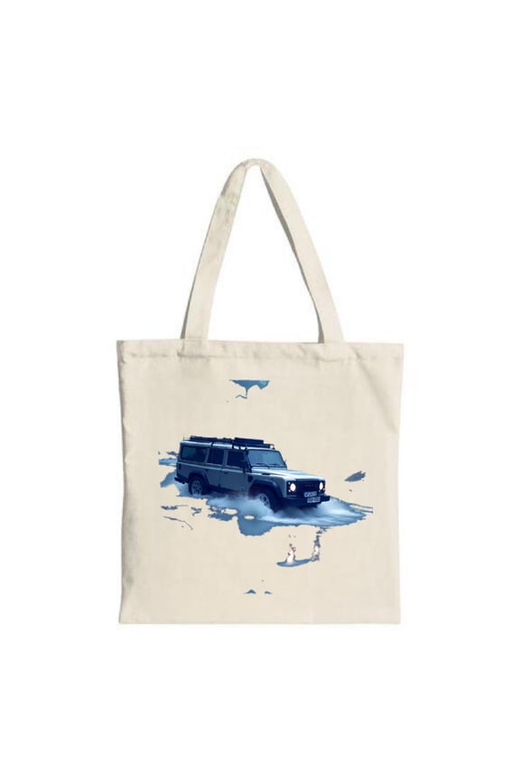 Rugged Off - Road Vehicle Canvas Tote Bag - Durable Stylish Design for Adventure Lovers Perfect for Shopping Travel & Parties
