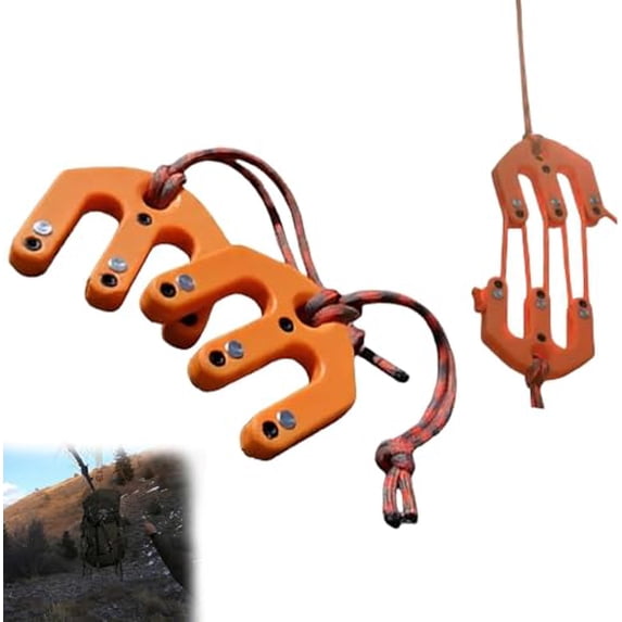 Rugged Outdoors Deer Game Hoist Pulley (1000lbs) – Ultralight Nylon ...