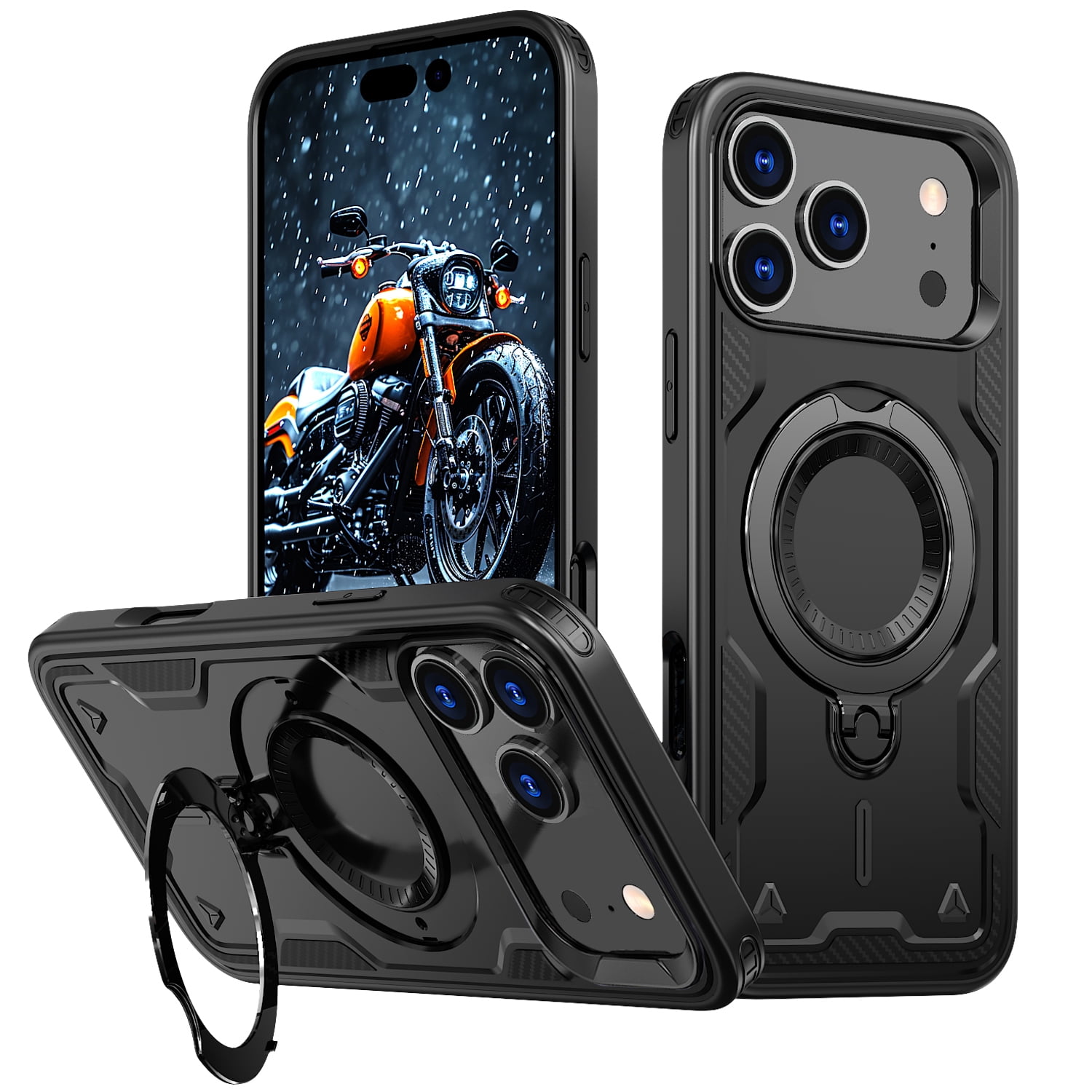 Rugged Phone Case for Apple iPhone Air, Military Grade Shockproof iPhone Air Case with Ring Holder, Kickstand, TPU & PC Shell MagSafe Compatible ... Rugged Phone Case for Apple iPhone Air, Military Grade Shockproof iPhone Air Case with Ring Holder, Kickstand, TPU & PC Shell MagSafe Compatible ...