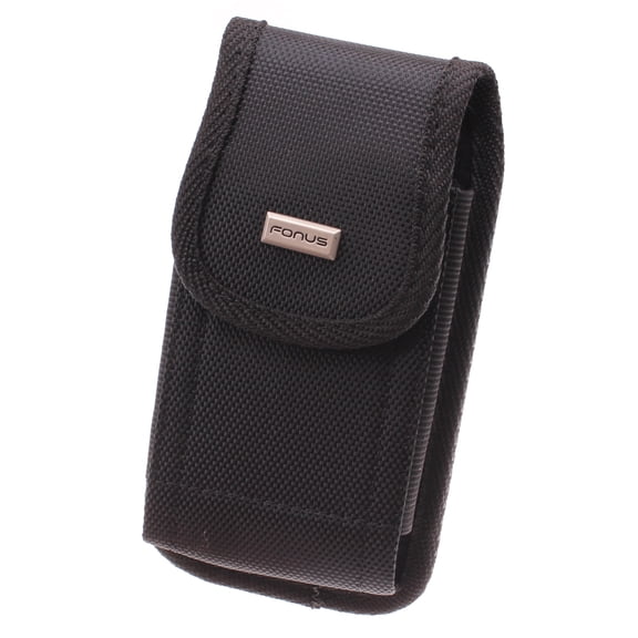 Rugged Phone Case Belt Clip for LG Escape Plus Model - Holster Canvas Cover Pouch Carry Protective