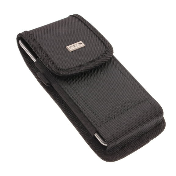 Rugged Phone Case Belt Clip for Motorola Edge (2021) Model - Holster Canvas Cover Pouch Carry Protective