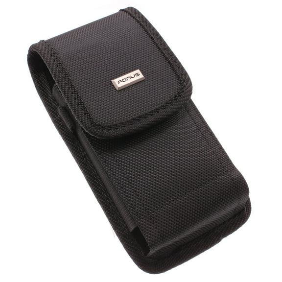 Rugged Phone Case Belt Clip for T-Mobile REVVL V Model - Holster Canvas Cover Pouch Carry Protective