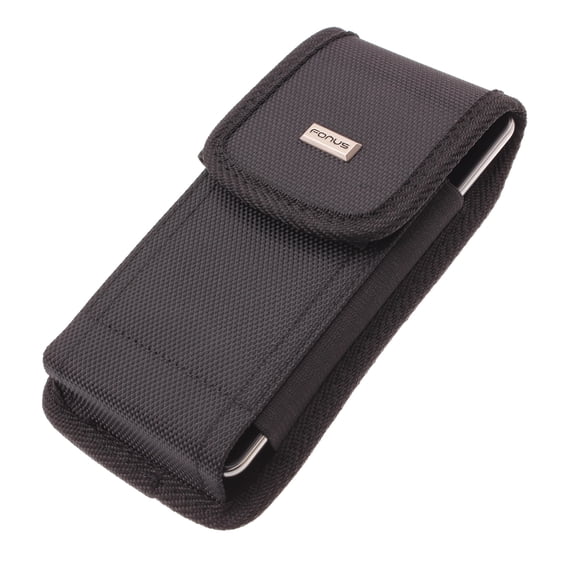 Rugged Phone Case Belt Clip for iPhone 14 Pro Max Model - Holster Canvas Cover Pouch Carry Protective