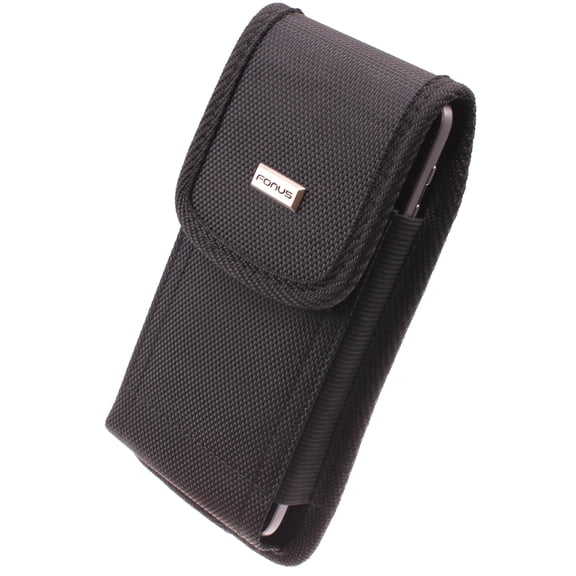 Rugged Phone Case Belt Clip for iPhone 6S Plus Model - Holster Canvas Cover Pouch Carry Protective