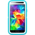 thumbnail image 1 of Rugged Protection Otterbox Defender Series Case for Samsung Galaxy S5 - Bulk Packaging - (Aqua Blue/White), 1 of 2