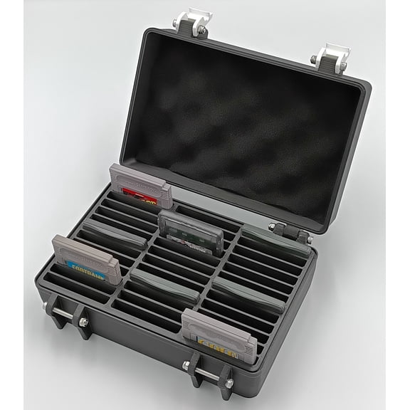 Rugged Protective Carrying Case for Nintendo Game Boy Color and Original Cartridges - Holds 36 Games