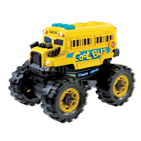 Rugged Racers Monster School Bus - Cool Bus Edition, Big, Ages 3 and Up