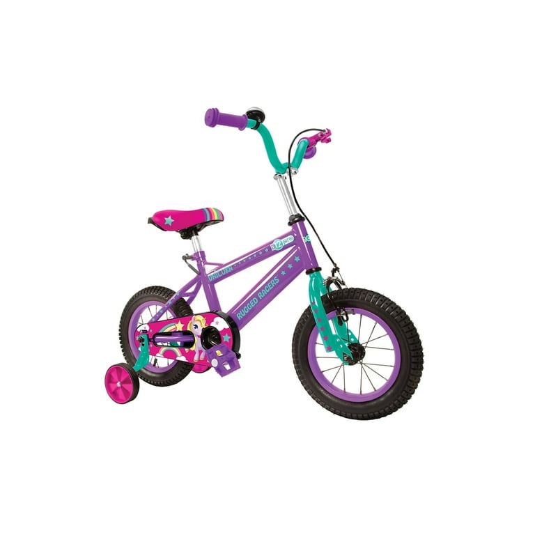 Unicorn bicycle with training wheels deals