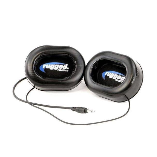 Rugged Radios 3.5 mm Cord Speaker Kit Helmet Ear Cups