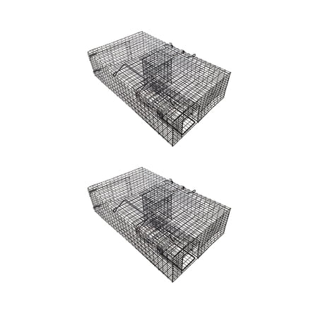 Rugged Ranch RATTR Ratinator Live Rat Squirrel Chipmunk Metal 2 Door Trap Cage