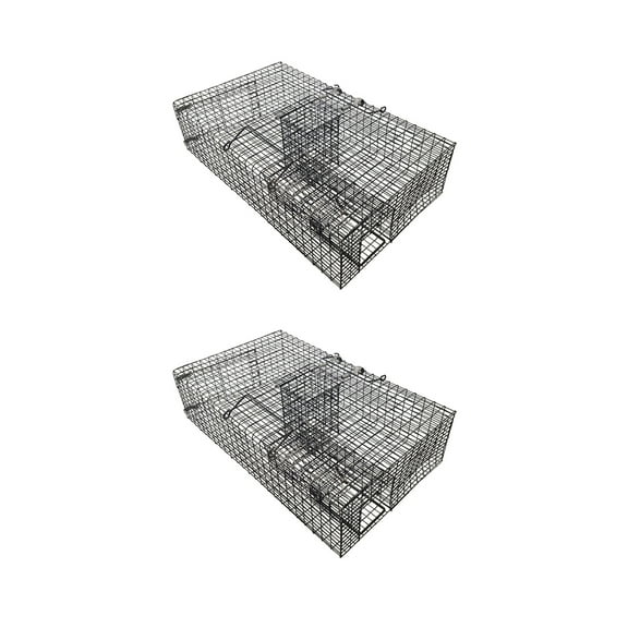 Rugged Ranch RATTR Ratinator Live Rat Squirrel Chipmunk Metal 2 Door Trap Cage
