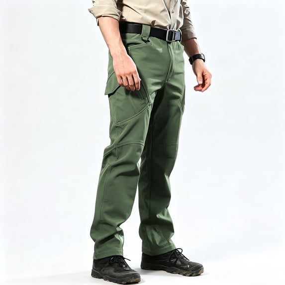 Rugged Relaxed Fit Utility Cargo Pants, Travel Casual Daily Wear Trousers