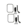 thumbnail image 1 of Rugged Ridge by RealTruck Stubby Trail Mirrors for Wrangler TJ/JK | Rectangular, Pair, Textured Black | 11025.22 | Compatible with 1997-2018 Jeep Wrangler TJ/JK, 1 of 2