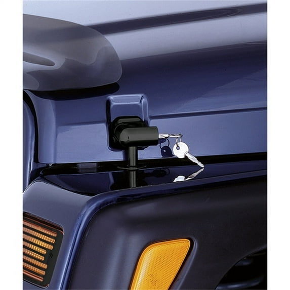 Rugged Ridge 11210.10 Hood Catch Kit, Locking; 97-06 Jeep Wrangler TJ