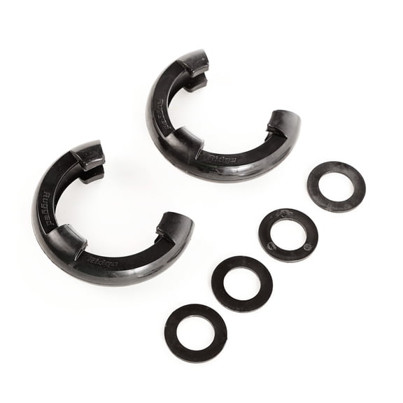 Rugged Ridge 11235.30 D-Ring Shackle Isolator Kit, Black Pair, 3/4ch