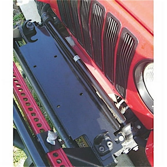 Rugged Ridge 11238.10 Winch Mounting Plate; 87-06 Jeep Wrangler