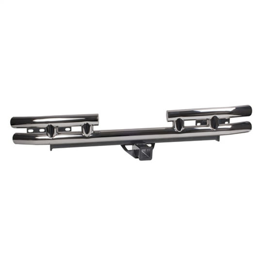 Rugged Ridge 11573.04 Tube Bumper, Rear, 3 Inch, Hitch 87-06 Jeep Wrangler YJ and TJ Fits select: 1997-2003 JEEP WRANGLER / TJ, 1989-1995 JEEP WRANGLER / YJ