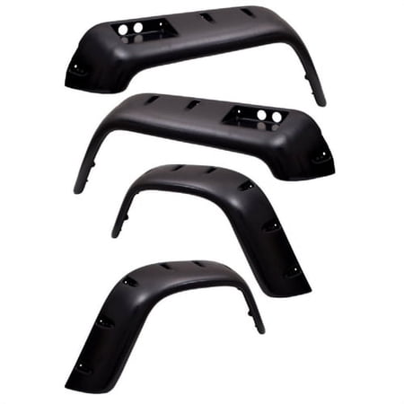 Rugged Ridge 11633.10 All Terrain Fender Flare Kit, 6 Piece; 76-86 CJ5/CJ7/CJ8 Scrambler