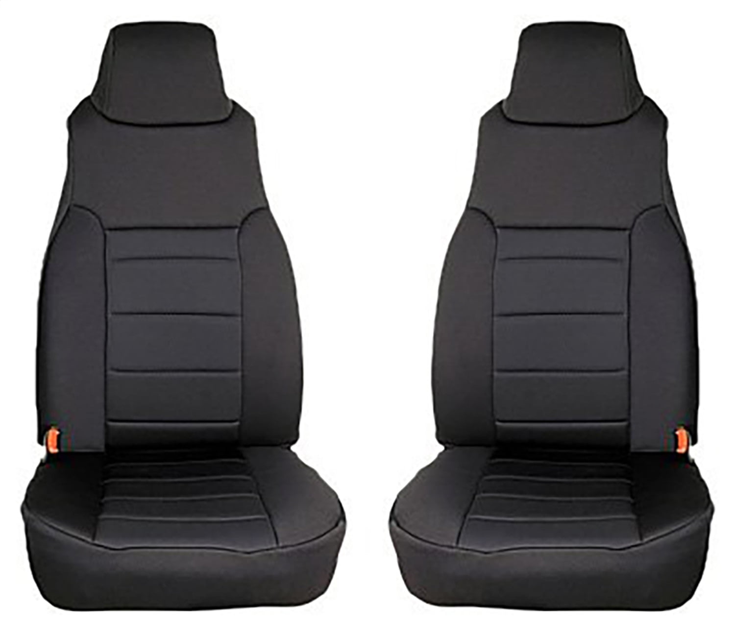 Rugged Ridge 13210.01 Seat Cover Kit, Front, Neoprene, Black; 9702