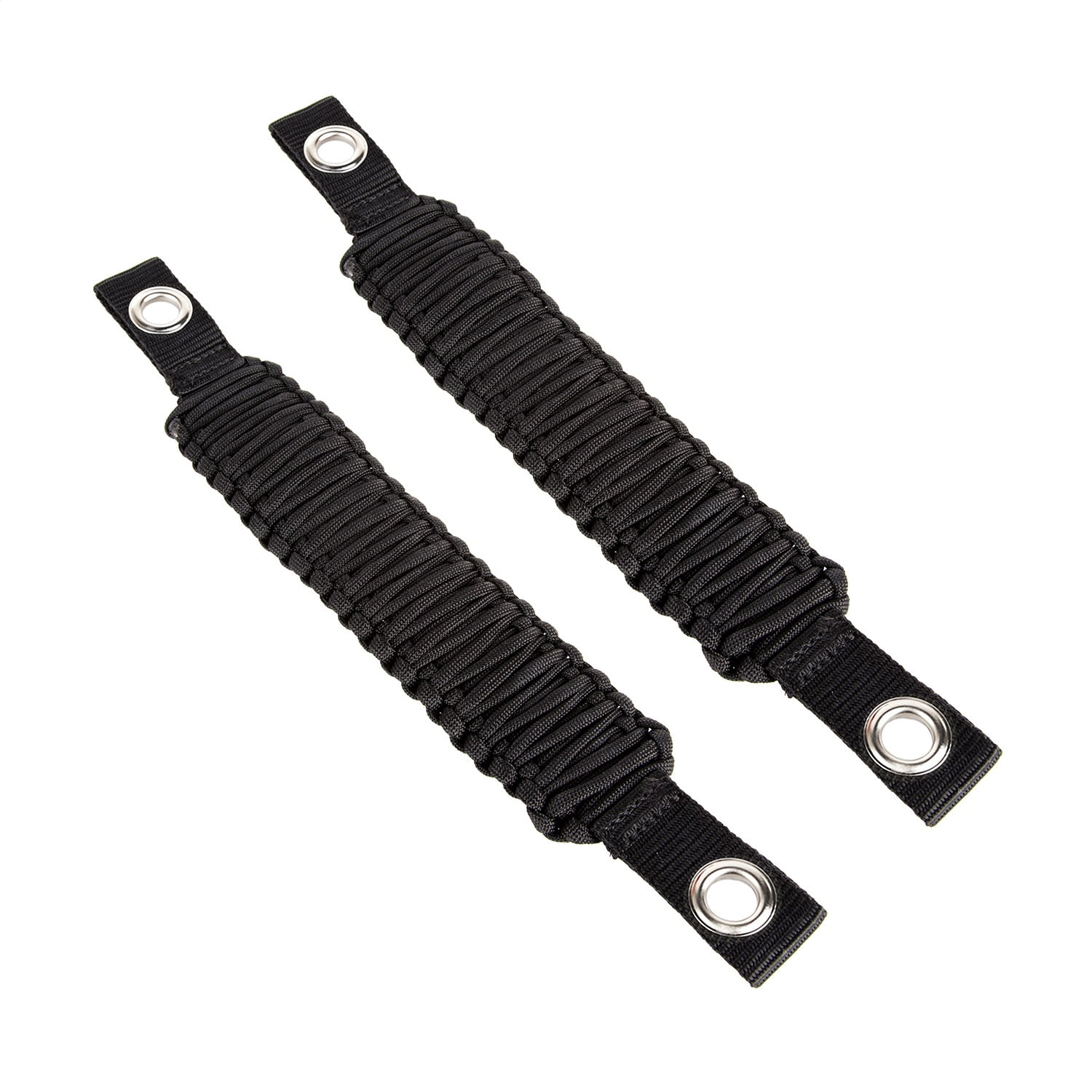 Rugged Ridge 13305.82 Grab Handle, Paracord, A-Pillar/Seat Mounted, Black; 07-18 Wrangler JK