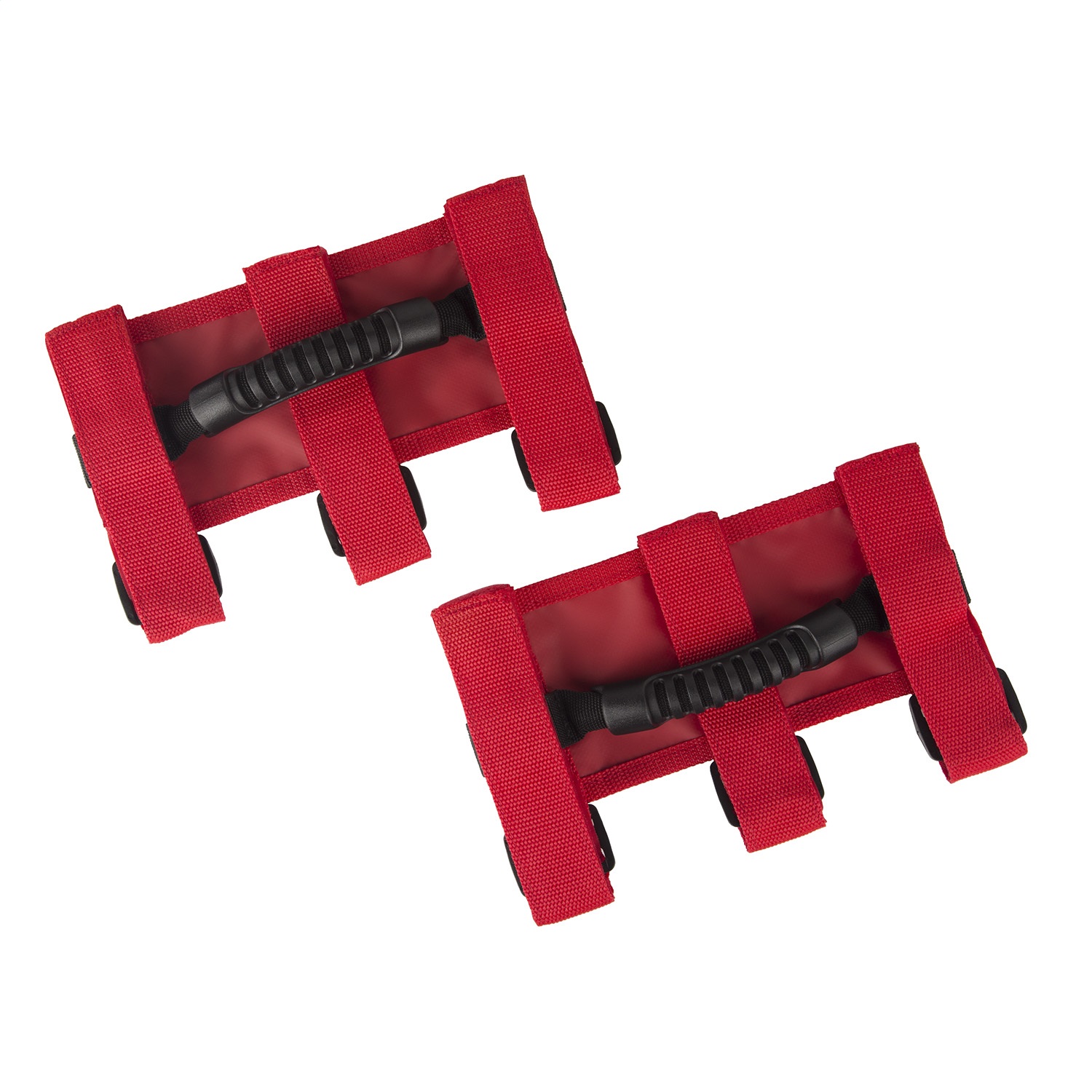 Rugged Ridge 13505.03 Ultimate Grab Handle Kit, Red; 55-21 Jeep CJ ...