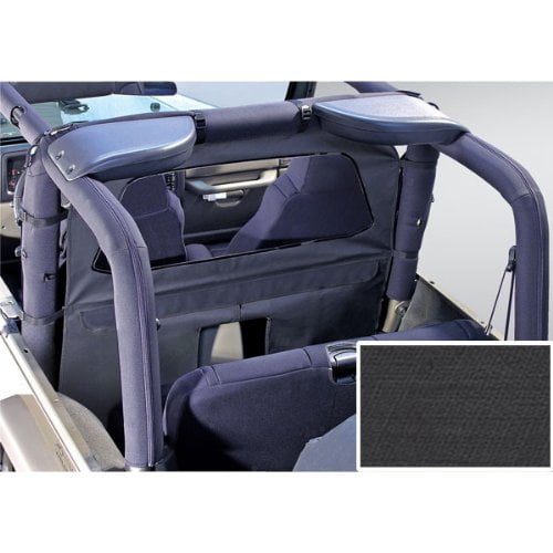 Rugged Ridge 13552.35 Windbreaker, Black Diamond; 80-06 Jeep CJ/Wrangler YJ/TJ Fits select: 1980 AMERICAN MOTORS JEEP, 1981-1985 JEEP SCRAMBLER
