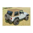 thumbnail image 1 of Rugged Ridge 13751.37 XHD Soft Top, Bowless, Spice, Sailcloth; 97-06 Jeep Wrangler TJ, 1 of 6