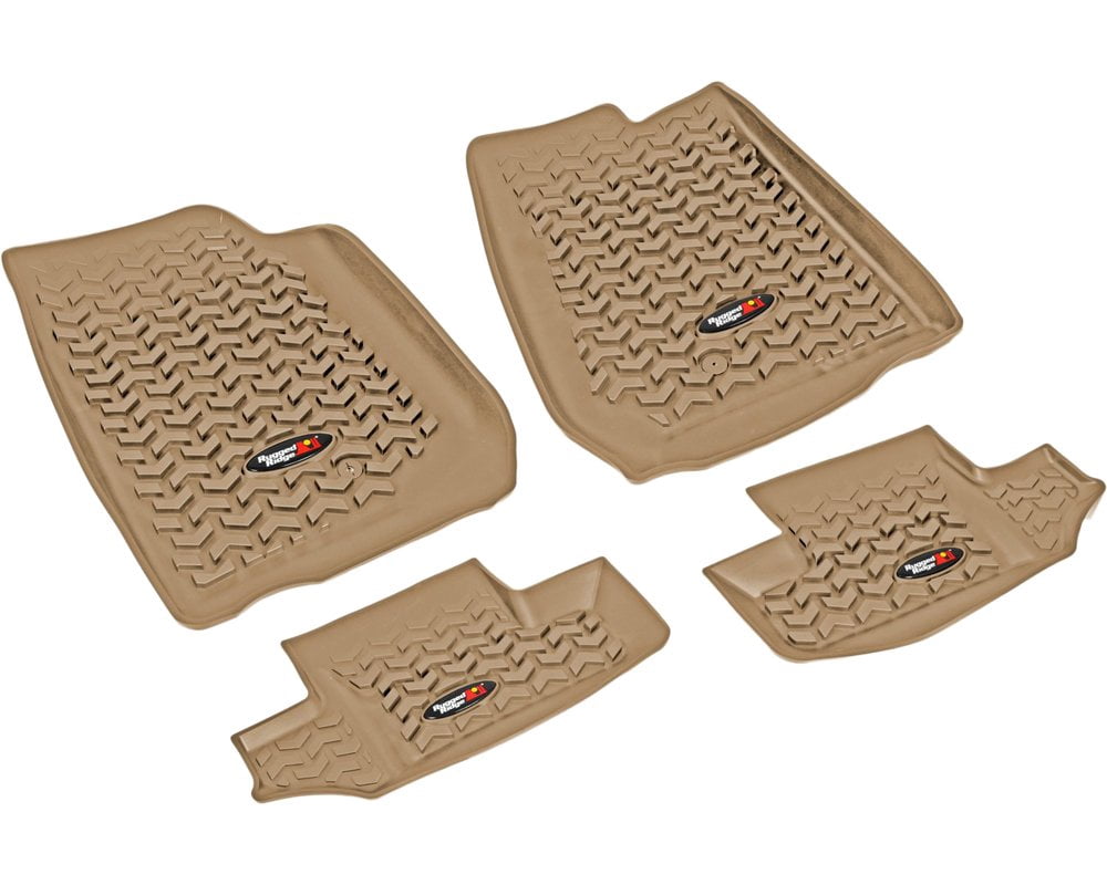 Wrangler Rugs Rugged Ridge 13987.02 Floor Mats For Jeep Wrangler (JK) Fits select ...