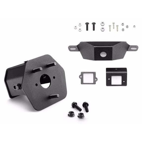 Rugged Ridge 20-24 Jeep Gladiator Wingmate Tire Mount & Camera Relocation Kit - Tex. Blk