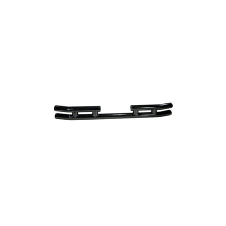 Rugged Ridge 11570.03 Double Tube Bumper, Rear, 3 Inch; 87-06 Jeep Wrangler YJ/TJ