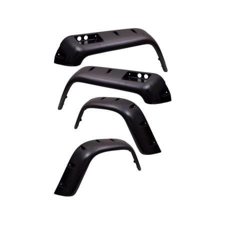 Rugged Ridge 6-Pc Fender Flare Kit 4.75-In 76-86 Jeep CJ