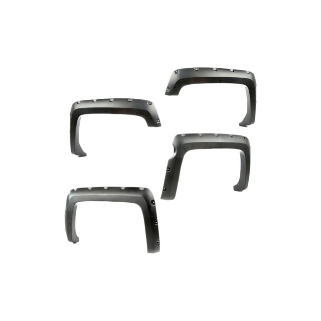 Rugged Ridge 81630.21 All Terrain Fender Flare Kit, Black; 1417 Silverado 1500 Short Bed Fits