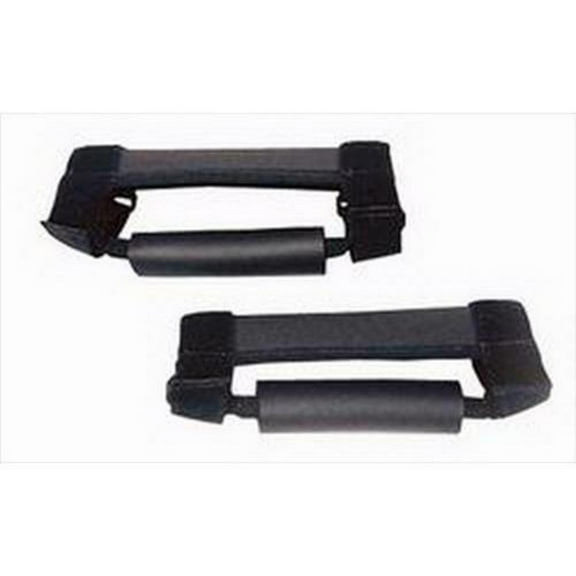 Rugged Ridge 13305.02 Deluxe Grab Handle Kit, Black; 55-21 Jeep CJ/Wrangler / 20-21 Gladiator