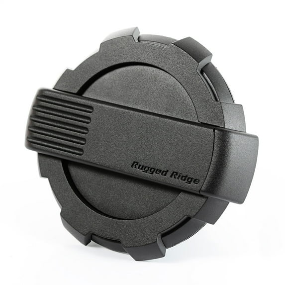 Rugged Ridge Elite Fuel Door, Black, Fits 2007-2018 Jeep Wrangler JK, Automotive Specialty Parts