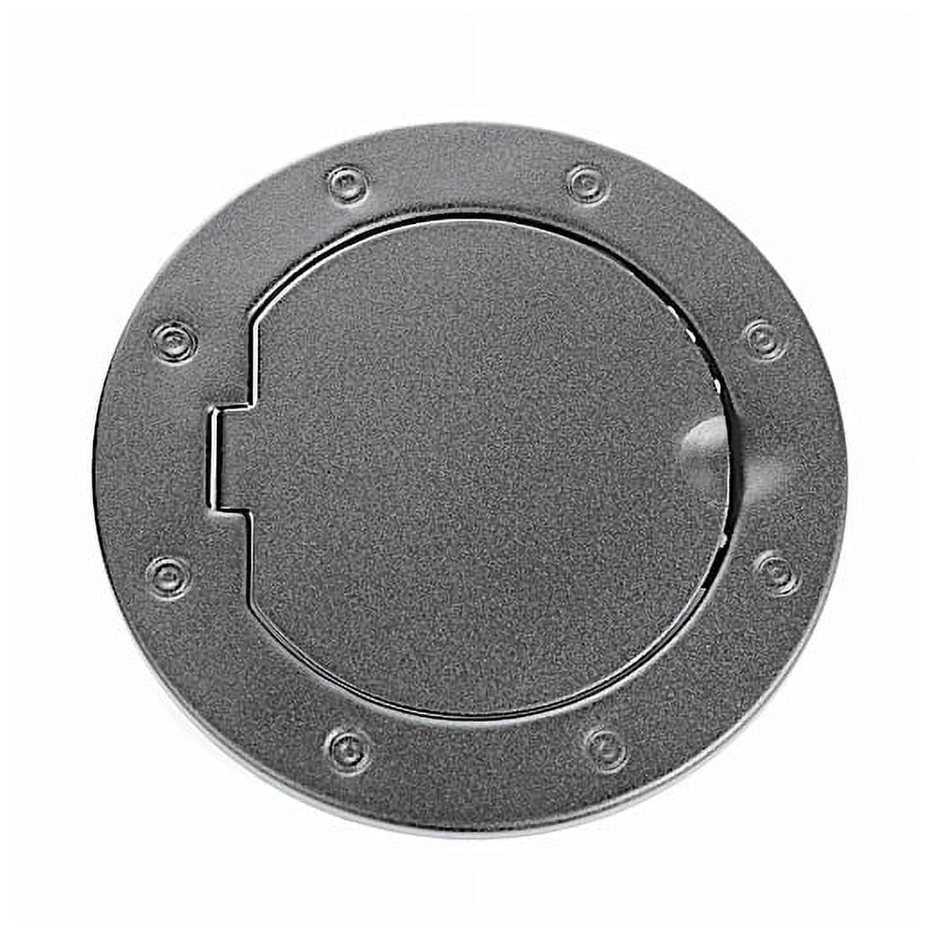 Rugged Ridge 11229.05 Gas Cap Door, Non-Locking, Textured Black; 07-18 Jeep Wrangler JK/JKU
