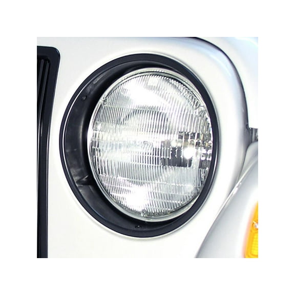 Rugged Ridge 12419.23 Headlight Bezel Kit, Black; 97-06 Jeep Wrangler TJ