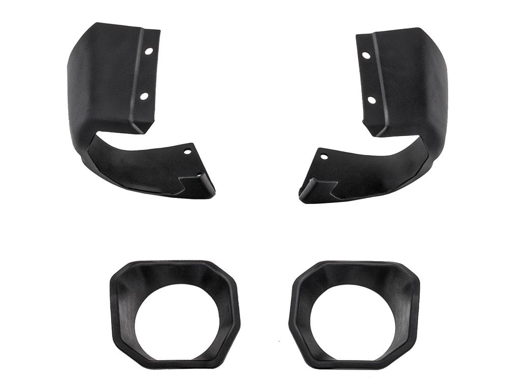 Rugged Ridge Jeep 19-22 Wrangler JL/20-22 Gladiator Venator Front Bumper Stubby Ends - Black