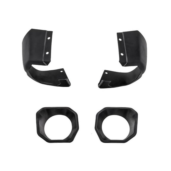 Rugged Ridge Jeep 19-22 Wrangler JL/20-22 Gladiator Venator Front Bumper Stubby Ends - Black