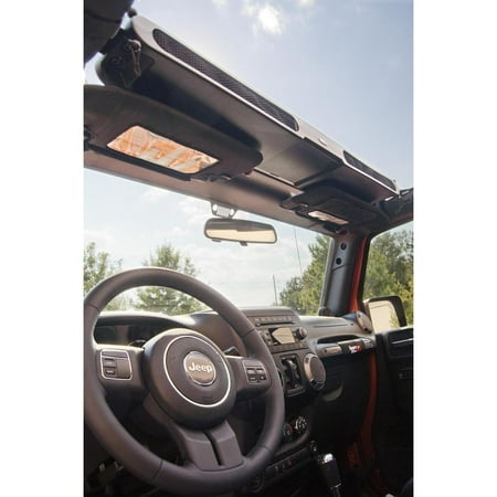 Rugged Ridge by RealTruck Overhead Storage Console for Wrangler YJ/TJ/JK | 13551.14 | Compatible with 1987-2018 Jeep Wrangler YJ/TJ/JK