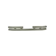 Rugged Ridge by RealTruck | 11572.03 Double Tube Bumper, Rear, 3 Inch, Titanium 1987-2006 Jeep Wrangler YJ And TJ Compatible with Select: 1997-2006 Jeep Wrangler / TJ, 1989-1995 Jeep Wrangler / YJ