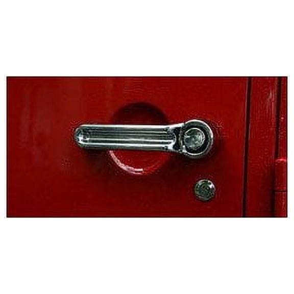 Rugged Ridge by RealTruck | 13311.12 Door Handle Cover Kit, Chrome; 2007-2018 Jeep Wrangler JKU Compatible with Select: 2008, 2015-2018 Jeep Wrangler Unlimited