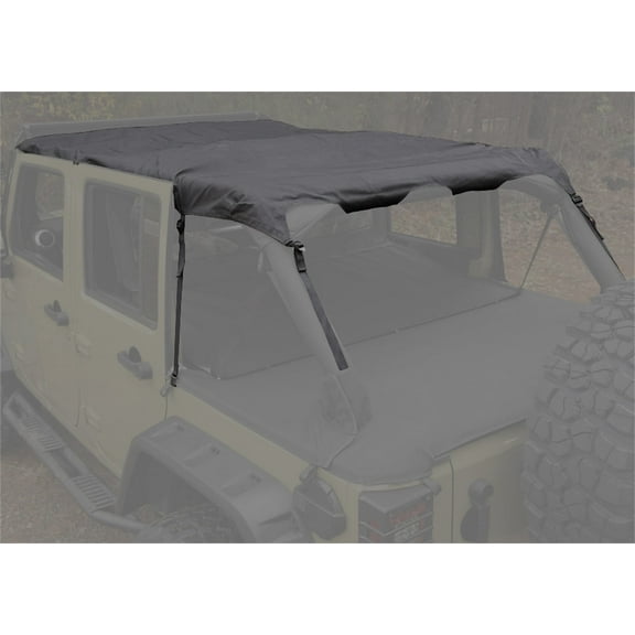 Rugged Ridge by RealTruck | 13622.35 Montana Pocket Island Topper, Black Diamond; 2010-2018 Wrangler JK, 4 Door Compatible with Select: 2015-2018 Jeep Wrangler Unlimited, 2012-2014 Jeep Wrangler
