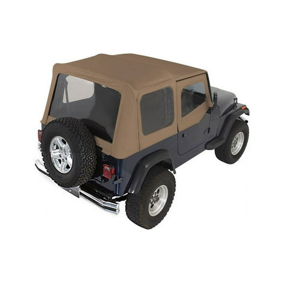Rugged Ridge by RealTruck | 13722.37 Replacement Soft Top Compatible with 1988-1995 Wrangler (YJ) Compatible with Select: 1989-1995 Jeep Wrangler / YJ, 1988 Jeep Wrangler
