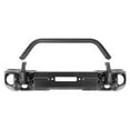 thumbnail image 1 of Rugged Ridge by RealTruck Arcus Bumper, Front for Jeep JL/JT|Stubby w/ Tubular Overrider, 11-Gauge Steel, Satin Black|11549.05|Compatible with 2018-2024 Jeep Wrangler JL; 2020-2024 Jeep Gladiator JT, 1 of 6