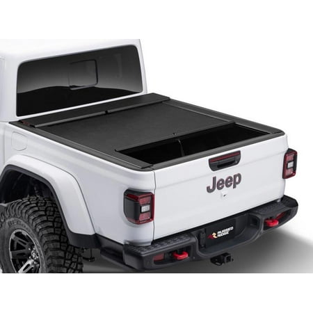 Rugged Ridge by RealTruck Armis Retractable Locking Bed Cvr w/o Trail Rails | Textured Black | 13550.34 | Compatible with 2020-2024 Jeep Gladiator JT w/o Trail Rails