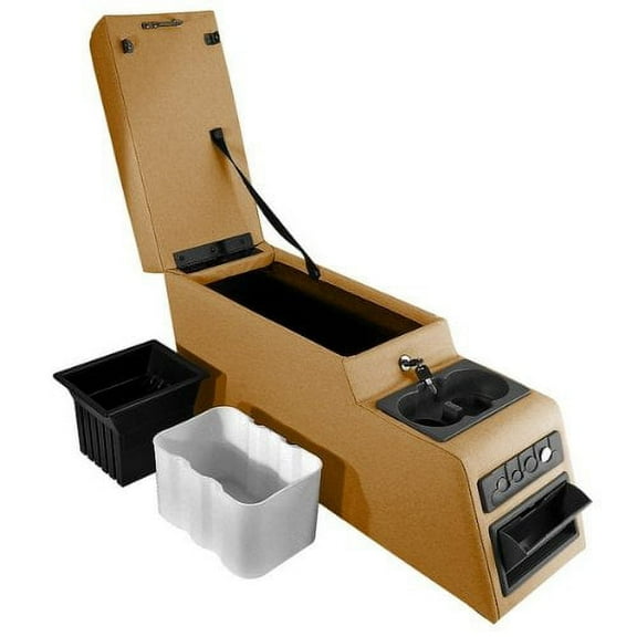 Rugged Ridge by RealTruck Center Console for Jeep CJ & Wrangler YJ | Ultimate, Locking, Spice | 13102.37 | Compatible with 1976-1995 Jeep CJ & Wrangler YJ