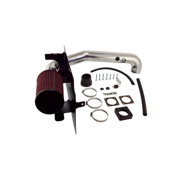 Rugged Ridge by RealTruck Cold Air Intake Kit for Wrangler TJ | Polished Aluminum Intake, Black Powder Coated Heat Shield | 17750.01 | Compatible with 1997-2006 Jeep Wrangler TJ 4.0L