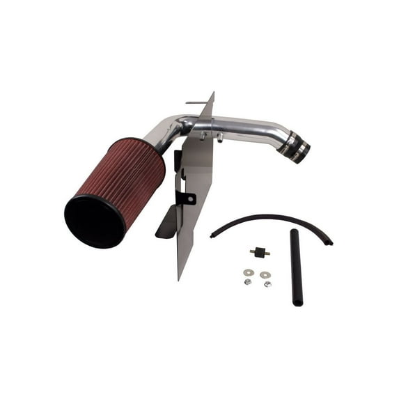 Rugged Ridge by RealTruck Cold Air Intake Kit for Wrangler TJ | Polished Aluminum Intake, Black Powder Coated Heat Shield | 17750.03 | Compatible with 2003-2006 Jeep Wrangler TJ 2.4L