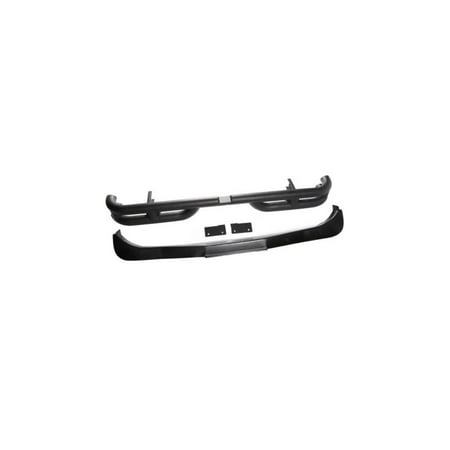Rugged Ridge Dual Tube Rear Bumper Text Black Fits 07-18 Jeep Wrangler JK 2/4 Dr