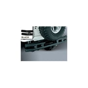 Rugged Ridge by RealTruck Dual Tube Bumper, Rear for Wrangler YJ/TJ | Mid-Width w/ Hitch, Steel, Textured Black | 11571.04 | Compatible with 1987-2006 Jeep Wrangler YJ/TJ